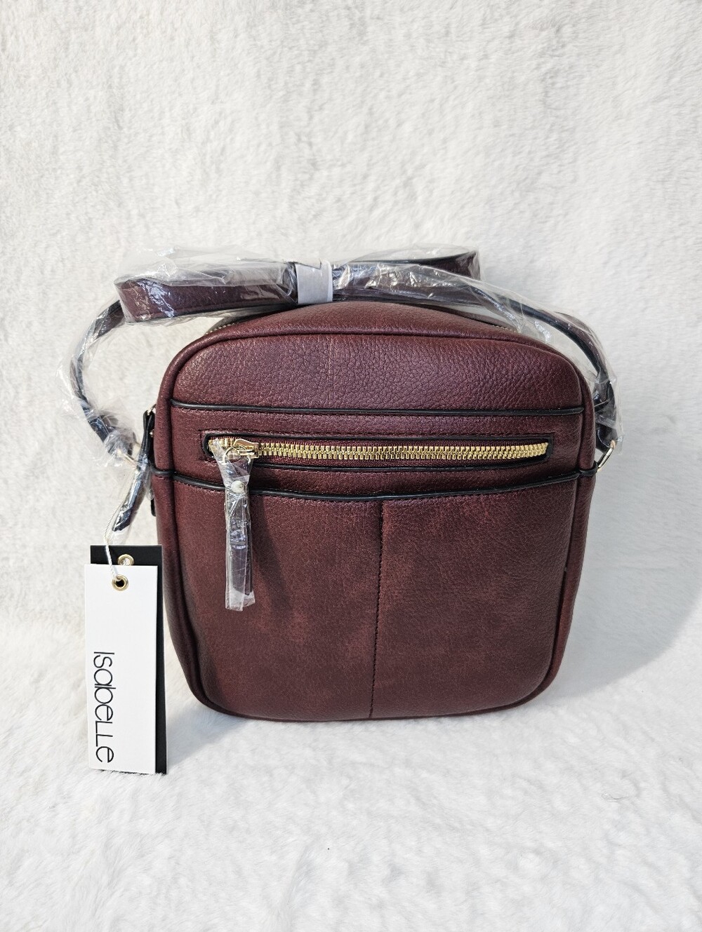 NWT Isabelle Vegan Leather Crossbody Bag